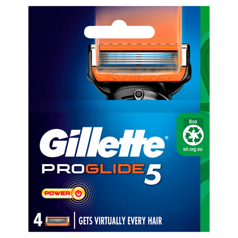Gillette Fusion Proglide Power Razor Blades 4PK