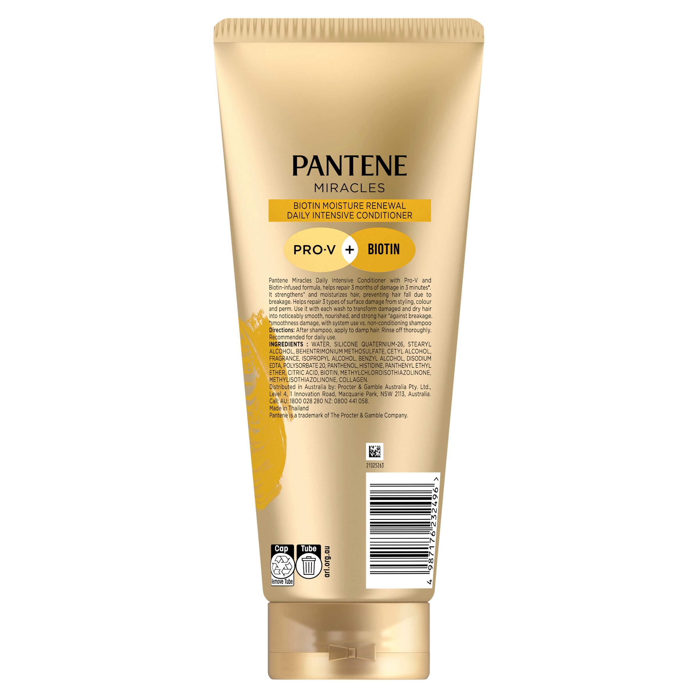Pantene Miracles Biotin Moisture Renewal Daily Intensive Conditioner 350ml