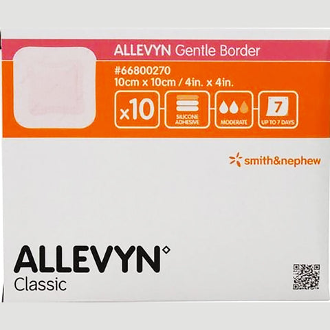 Allevyn gentle Bord 10cmX10cm Box10