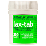 lax-tab 5mg Tab  200