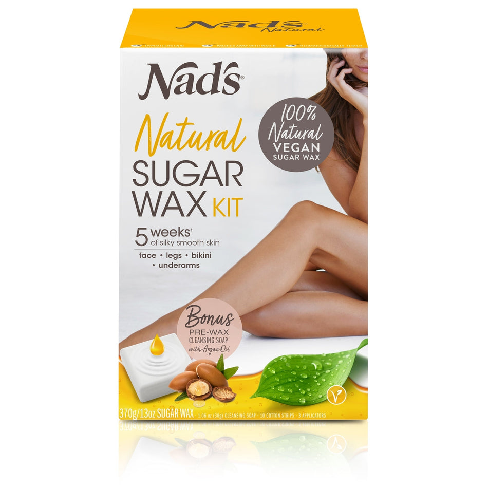Nad's Natural Hair Removal Sugar Wax 370g