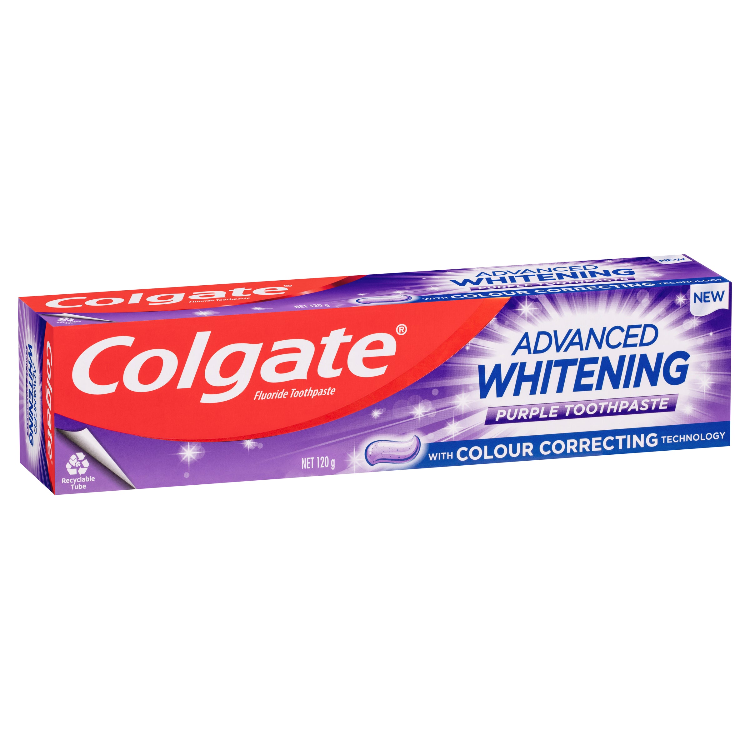 Colgate Advanced Whitening Purple Toothpaste 120g