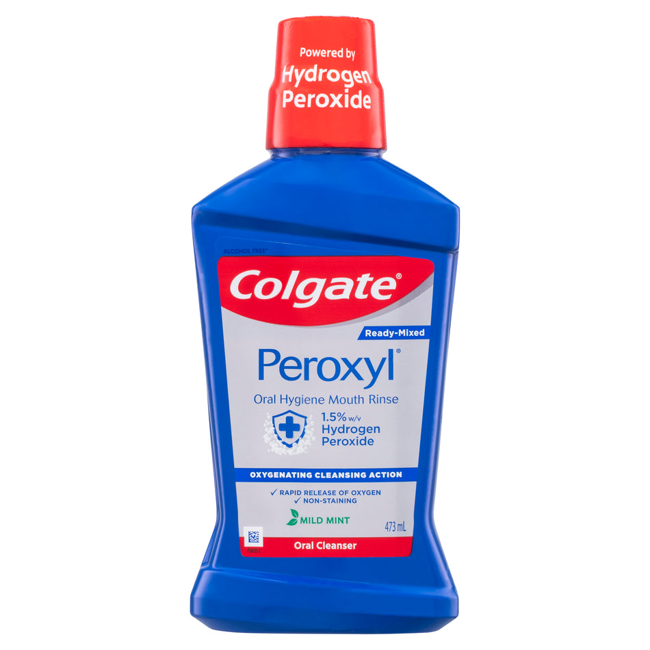 COLGATE PEROXYL RINSE ALCOHOL FREE 473ML