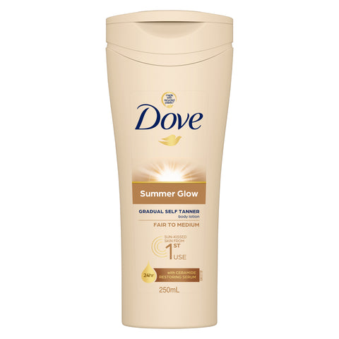Dove Summerglow Body Lotion Fair To Medium Skin 250ml