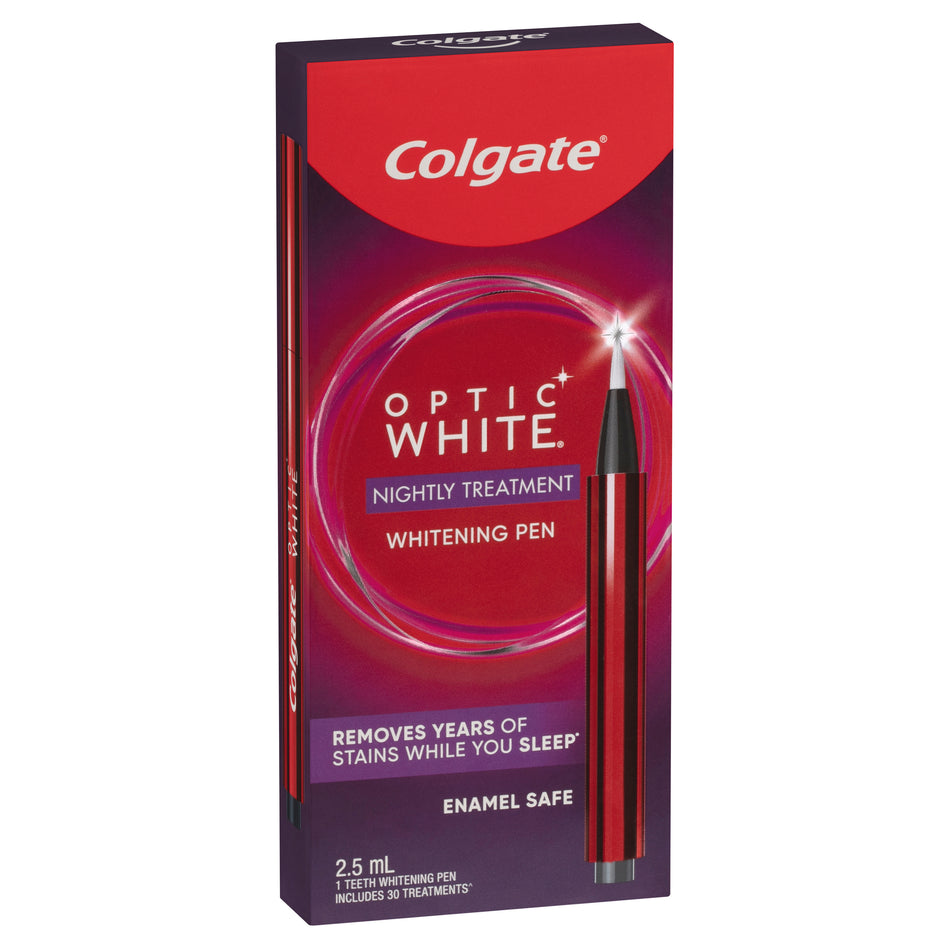 Colgate Optic White Overnight Teeth Whitening Treatment Pen 2.5mL