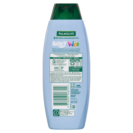 Palmolive Kids Bluey 3-in-1 Shampoo, Conditioner and Body Wash Berrylicious 350ml