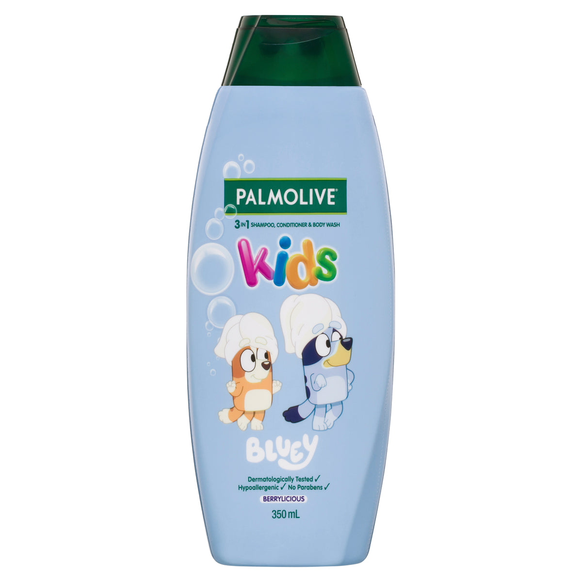 Palmolive Kids Bluey 3-in-1 Shampoo, Conditioner and Body Wash Berrylicious 350ml