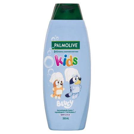 Palmolive Kids Bluey 3-in-1 Shampoo, Conditioner and Body Wash Berrylicious 350ml