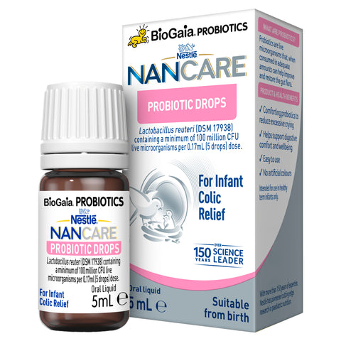 Nestlé NAN CARE BioGaia Probiotic Drops For Infant Colic Relief 5mL