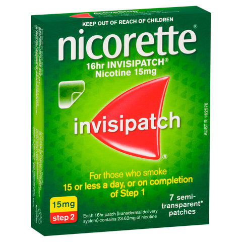 Nicorette InvisiPatch 15mg  7 Patches