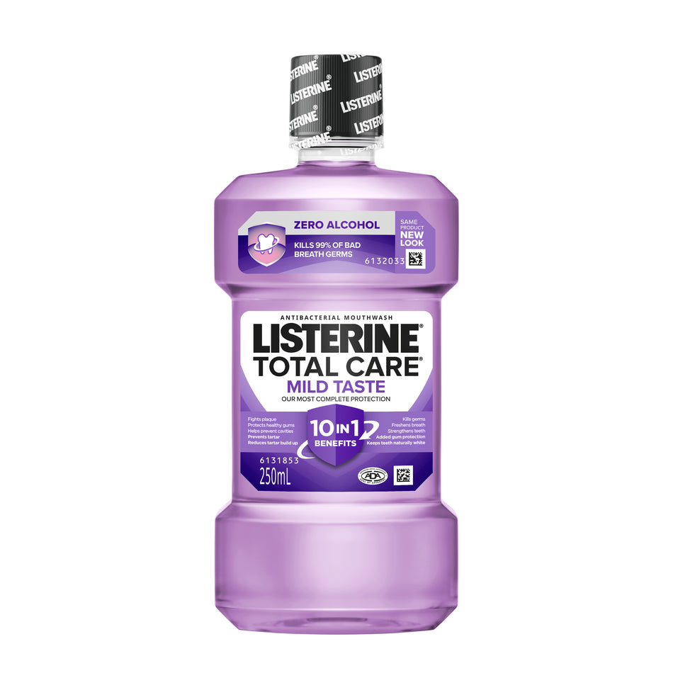 Listerine Total Care Zero Alcohol 6 in 1 Mouthwash 250mL