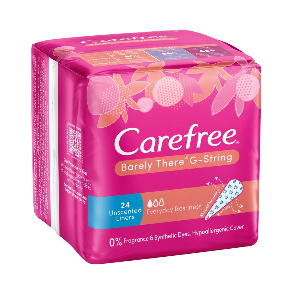 Carefree Barely There Liners G-string 24 Pack
