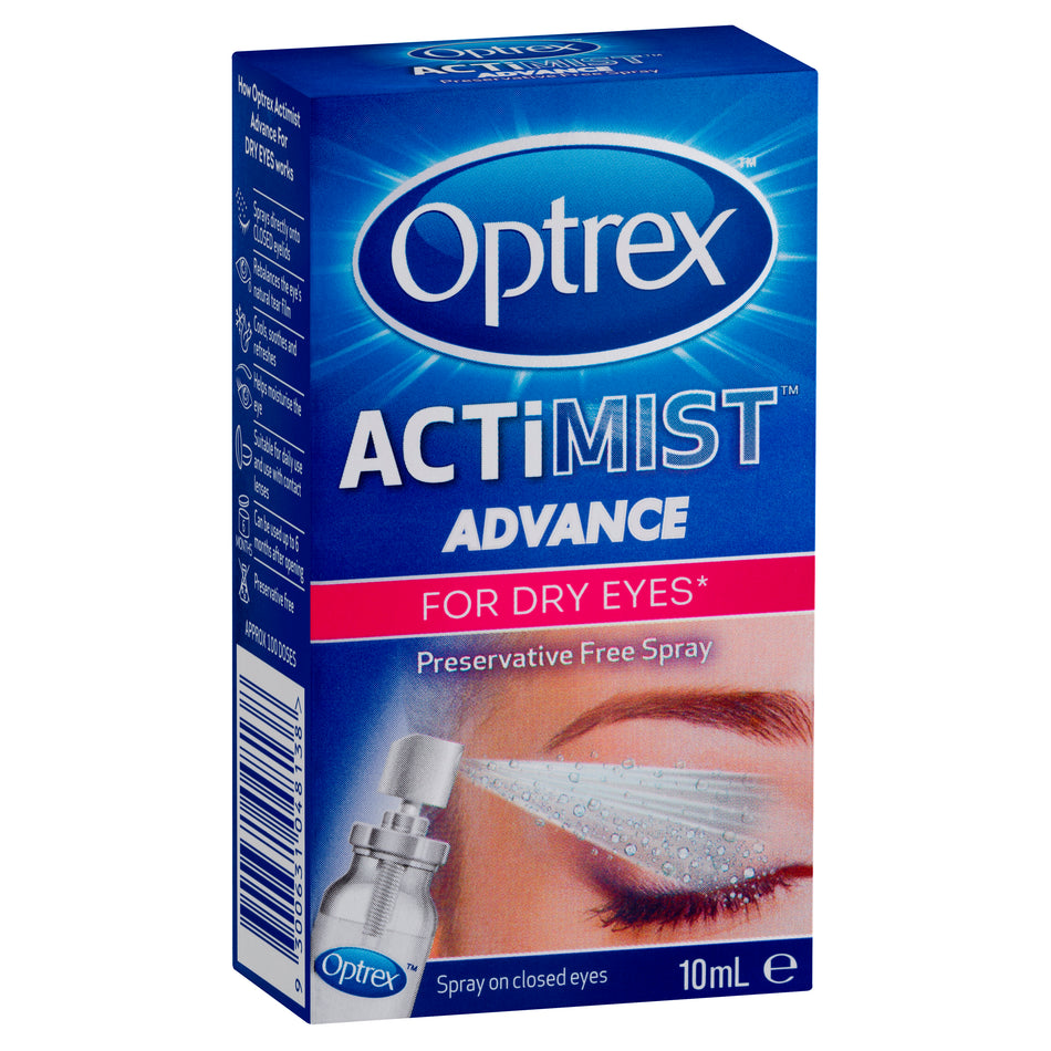OPTREX ACTIMIST DRY EYE Preservative FREE 10ML