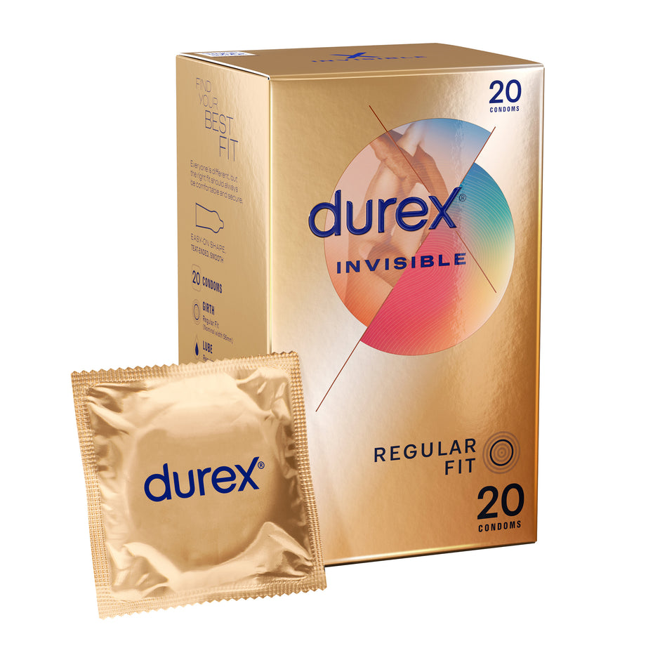 Durex Invisible Regular Condoms 20 Pack