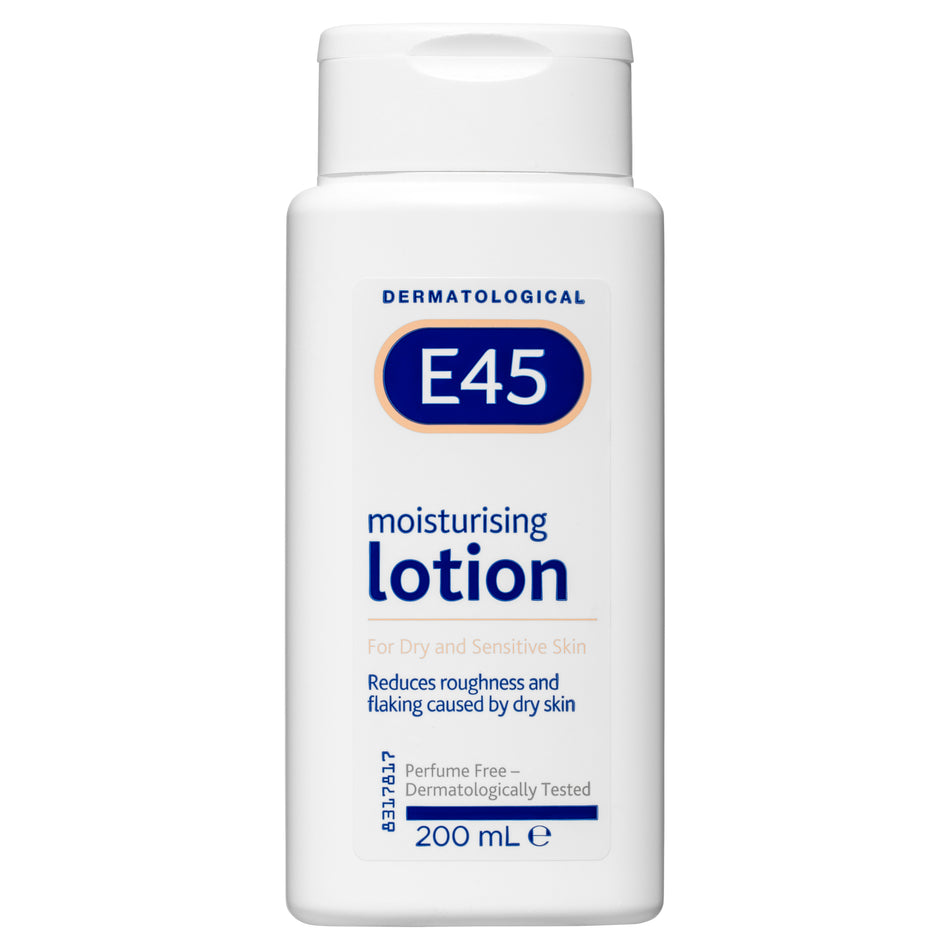 E45 Moisturising Lotion for Dry skin and Sensitive Skin 200mL