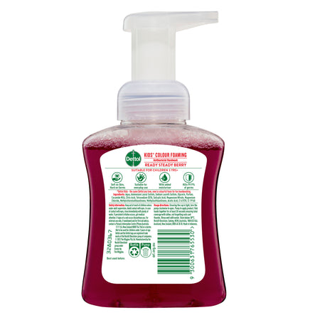 Dettol Kids Colour Foaming Hand Wash Berry 250ml