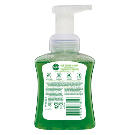 Dettol Kids Colour Foaming Hand Wash Aloe Vera 250ml