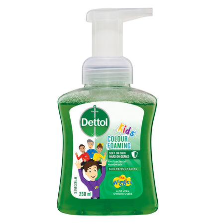 Dettol Kids Colour Foaming Hand Wash Aloe Vera 250ml