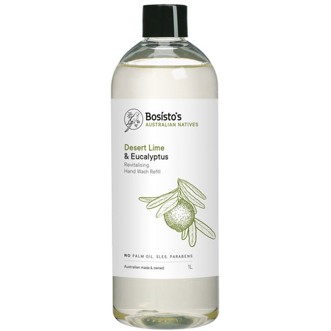 Bosistos Hand Wash Refill Desert Lime & Eucalyptus 1 Litre