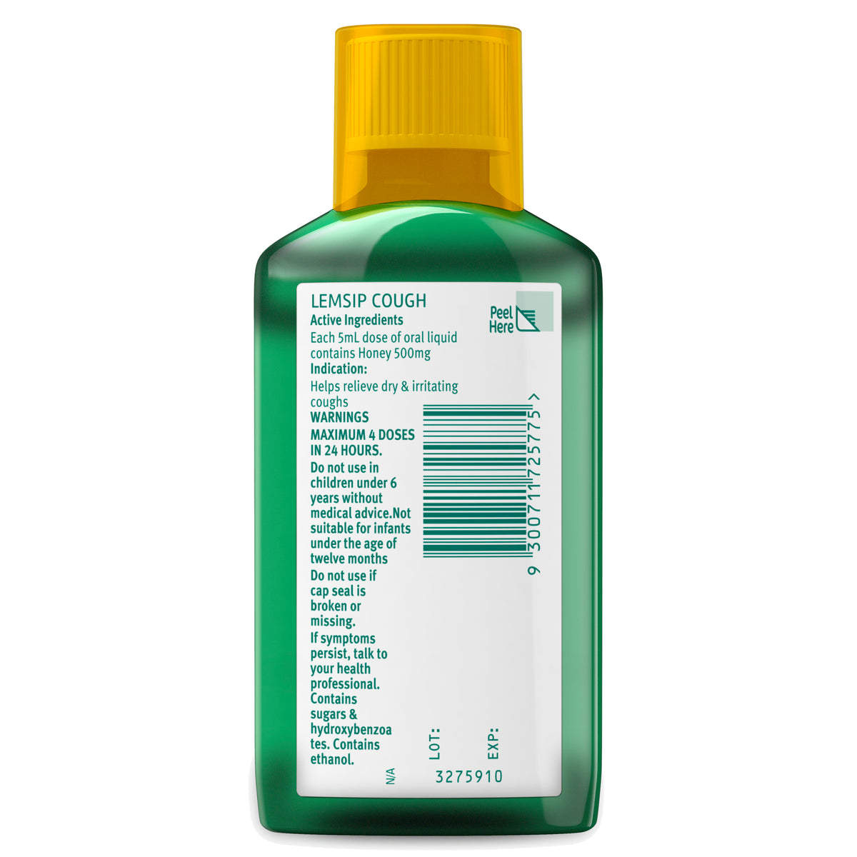 Lemsip Dry Cough Honey Flavour Oral Liquid 180mL