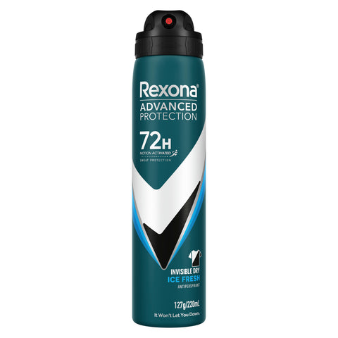 Rexona for Men Antiperspirant Advanced Invisible Ice Fresh 220ml