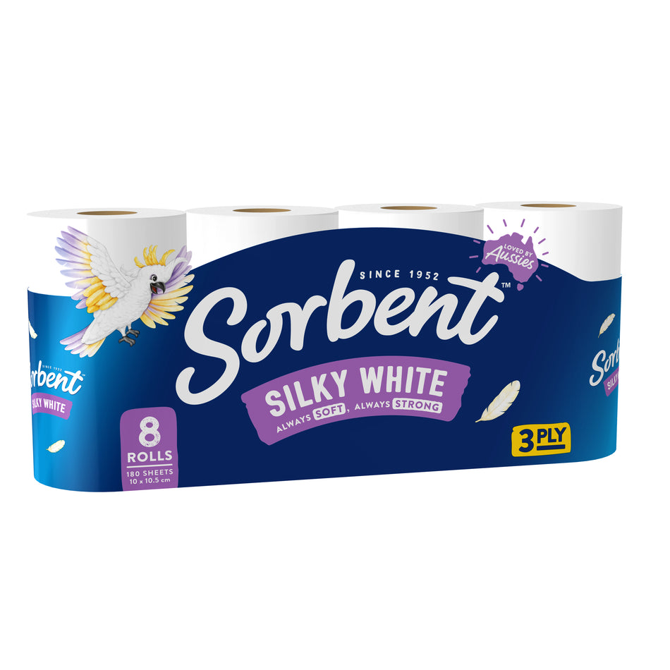 Sorbent Toilet Tissues Extra Thick 8 Pack