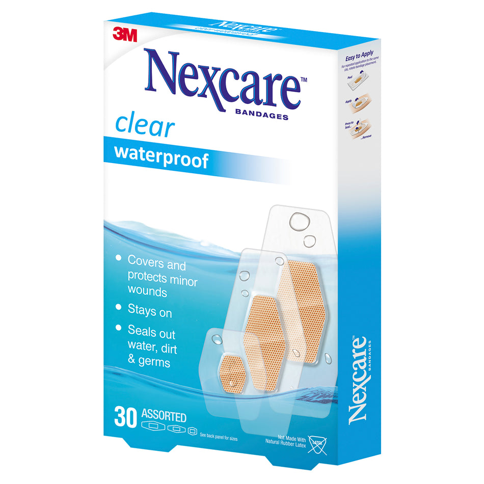 Nexcare Waterproof Assorted  30 Pack
