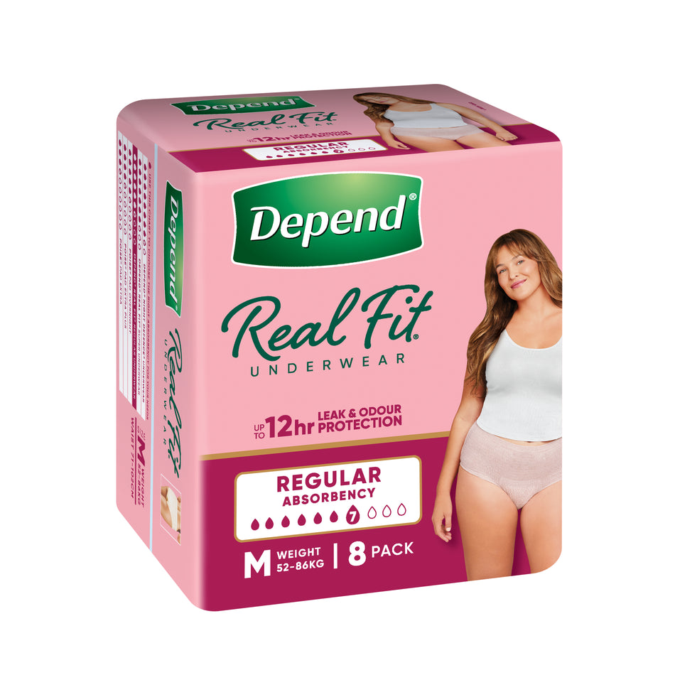 Depend Women Real Fit Underwear 8 Medium