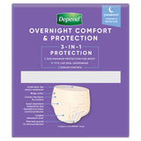 Depend Underwear Realfit Night Defence Female Large 8 Pack