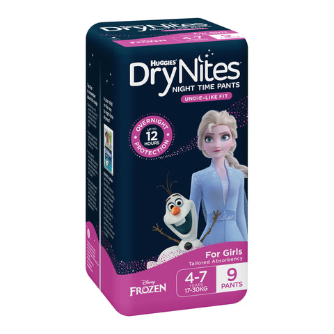 Huggies DryNites Girl 4+ Years 9 Pack