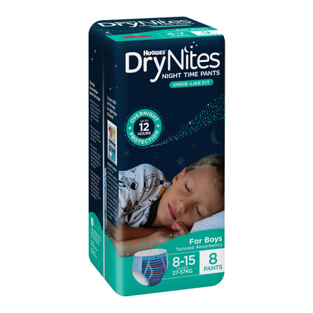 Huggies DryNites Boy 8+ Years 9 Pack