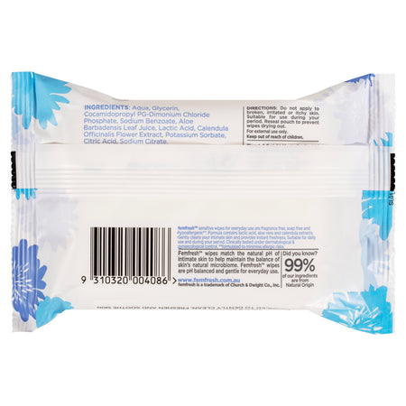 Femfresh Sensitive Wipes 20