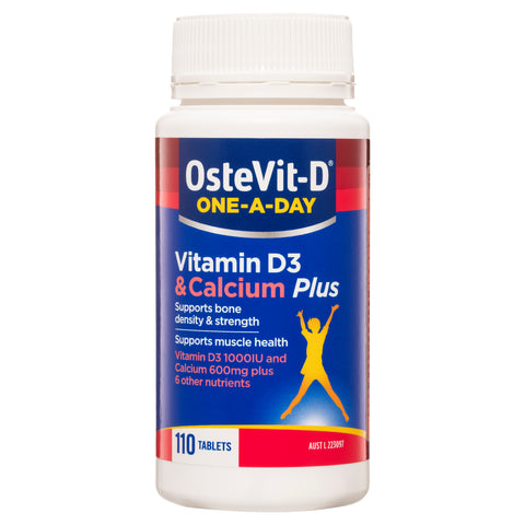 OsteVit-D Vitamin D3 & Calcium Plus One-A-Day 110 Tablets