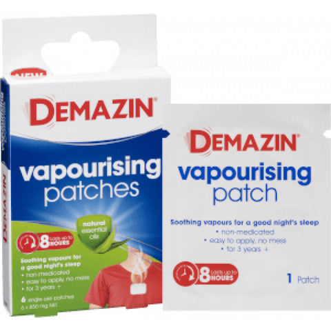 Demazin Vapourising Patches 6 Pack