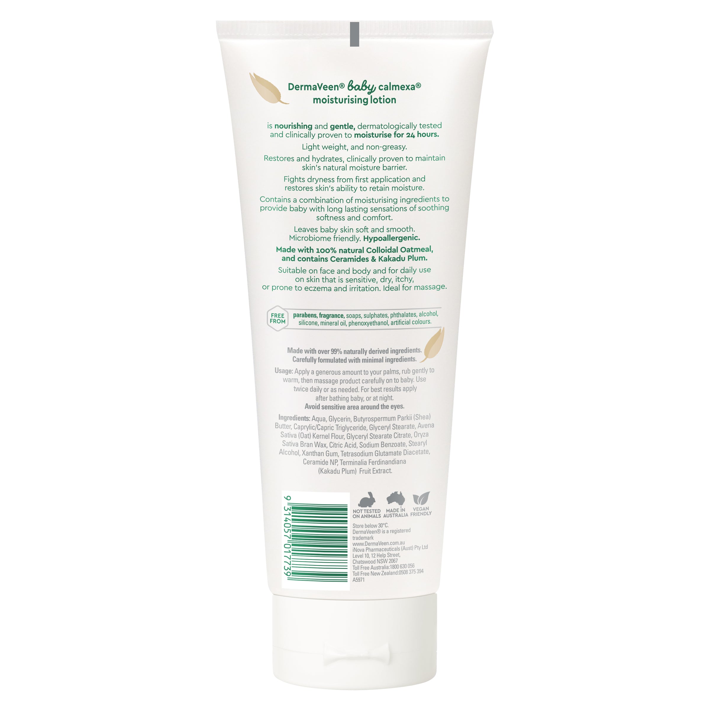 DermaVeen Baby Calmexa Moisturising Lotion 250ml