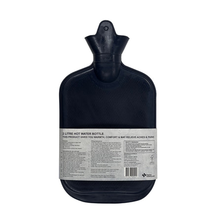 Pharmacy Care Hot Water Bottle 2lt Navy