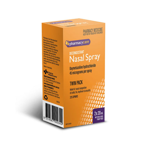Pharmacy Care DECONGESTANT NASAL SPRAY VALUE PK