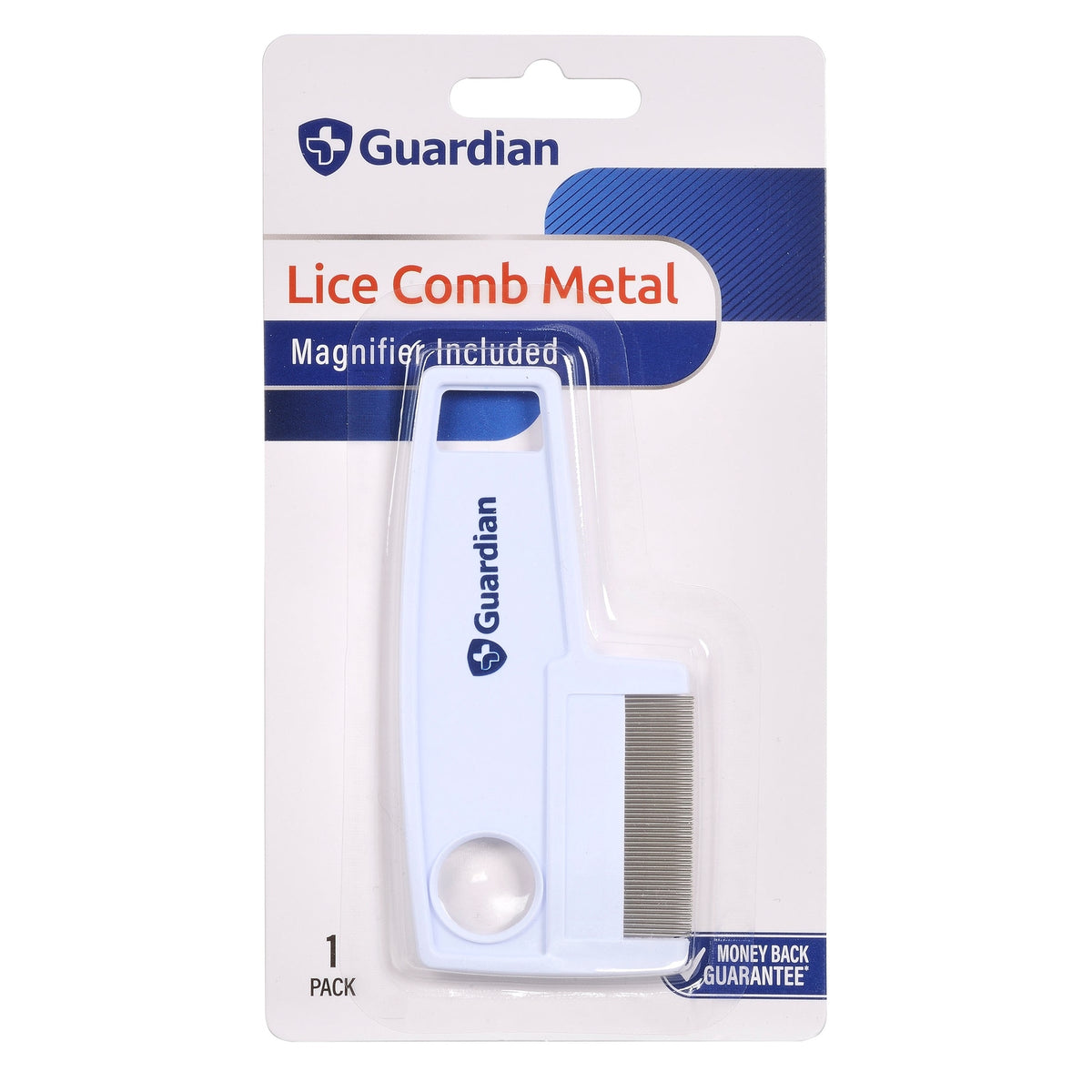Guardian Lice Comb Metal Teeth Dual With Mag