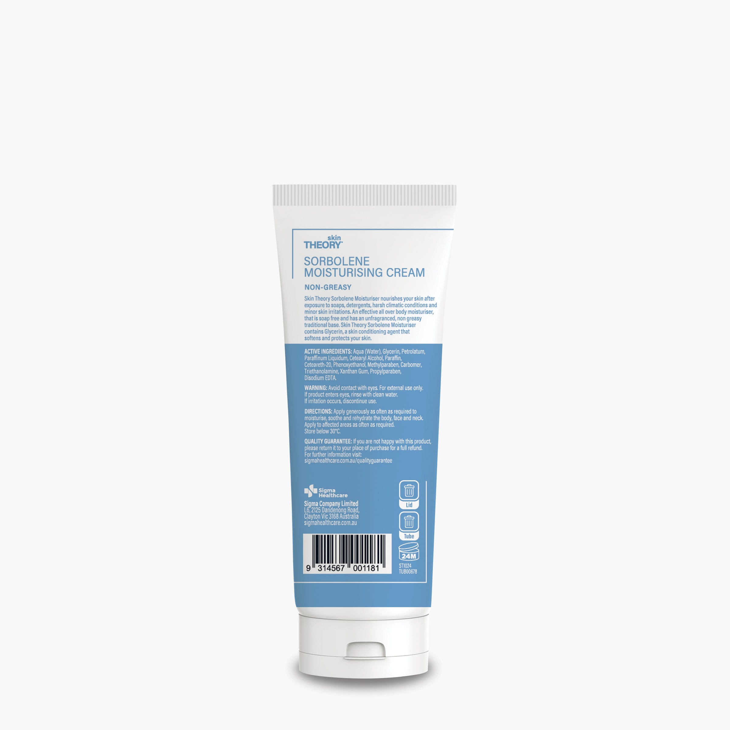 Skin Theory Sorbolene Cream 100g