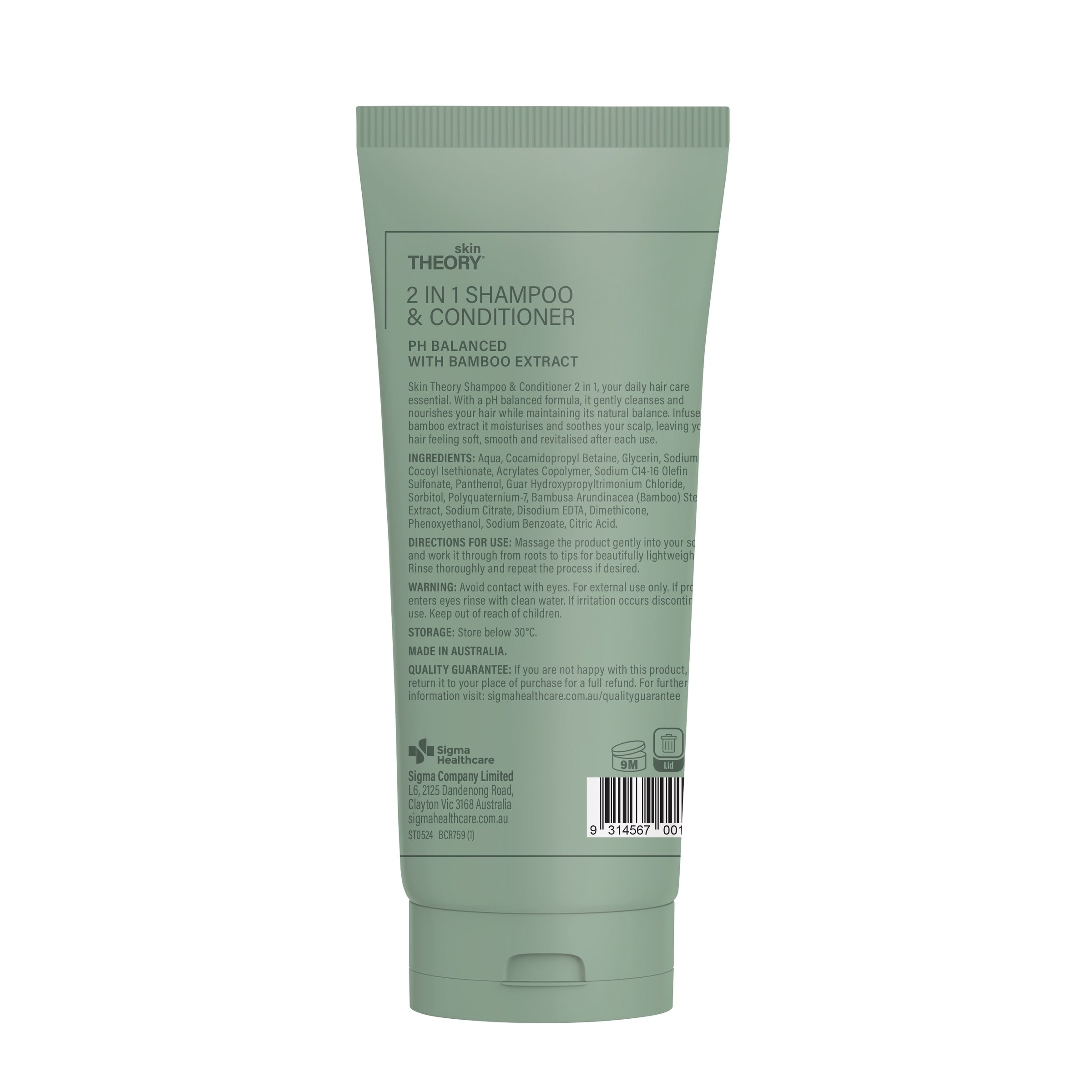 Skin Theory Shampoo & Conditioner 2in1 300ml