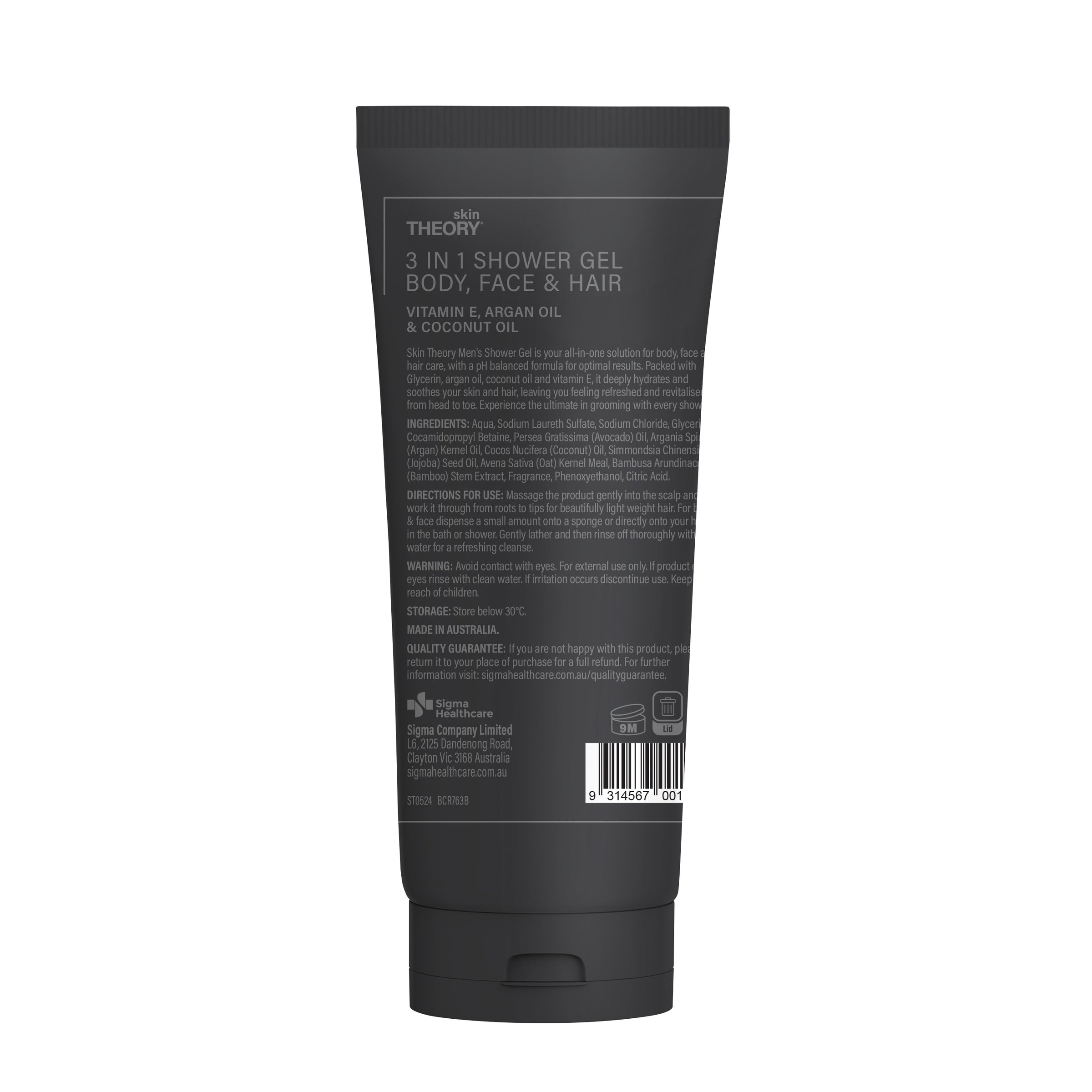 Skin Theory Mens Shower Gel 300ml