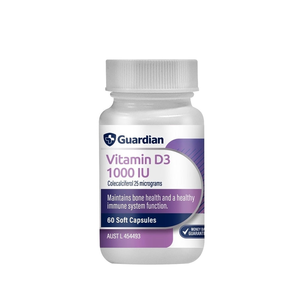 Guardian Vitamin D3 1000iu 60cap
