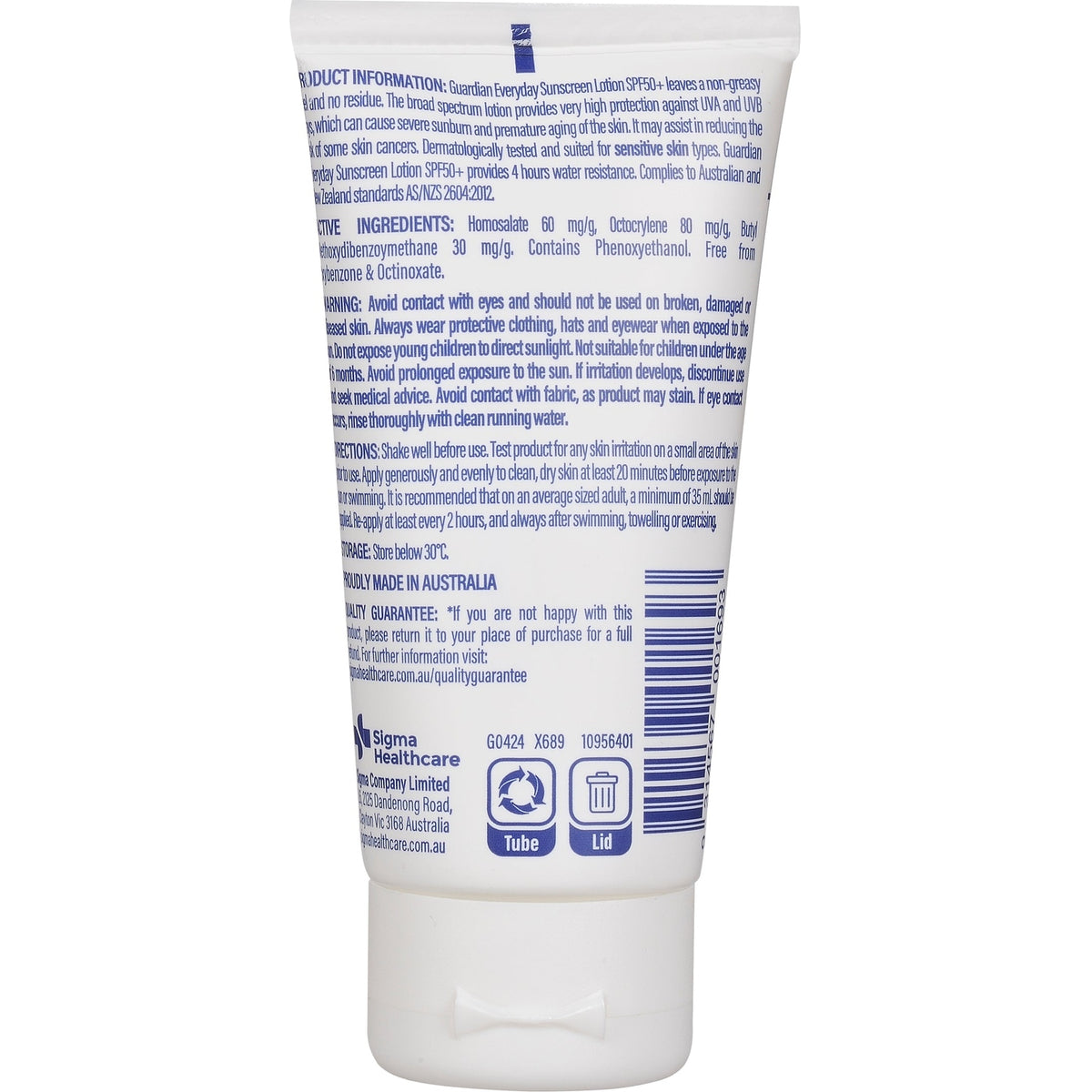 Guardian Everyday Sunscreen Spf50+ 50ml