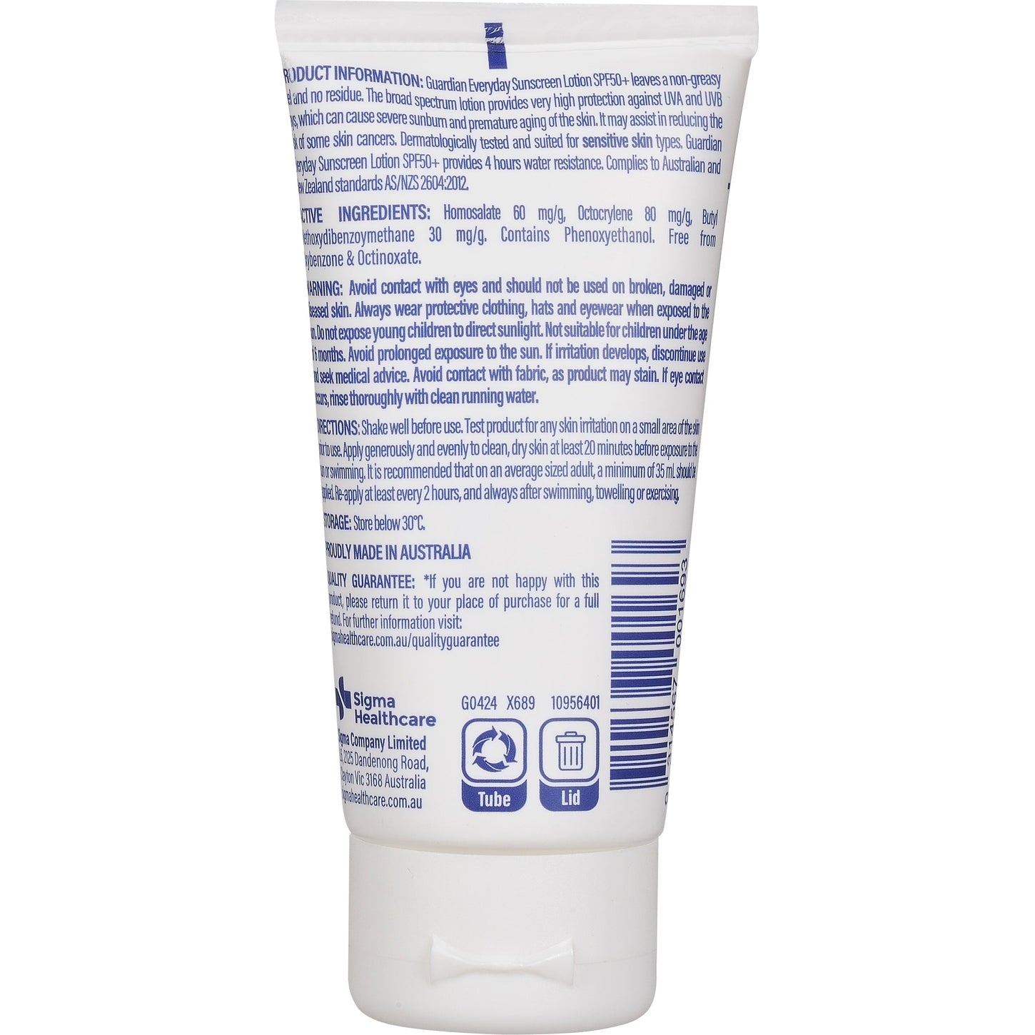 Guardian Everyday Sunscreen Spf50+ 50ml