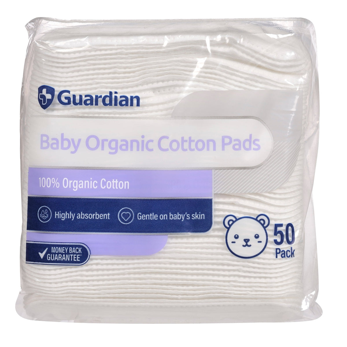 Guardian Baby Organic Cotton Pads 50pk
