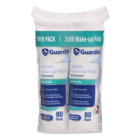 Guardian Make Up Pads 80pkx2