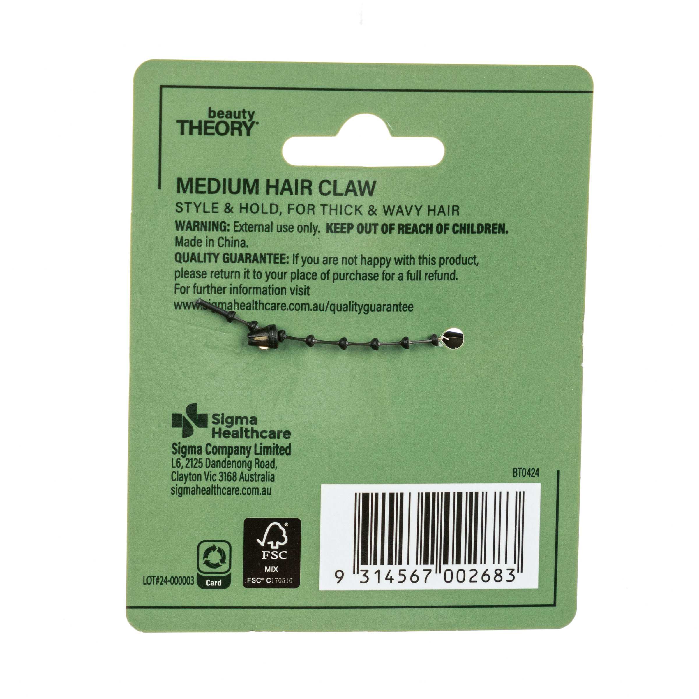 Beauty Theory Medium Hair Claw