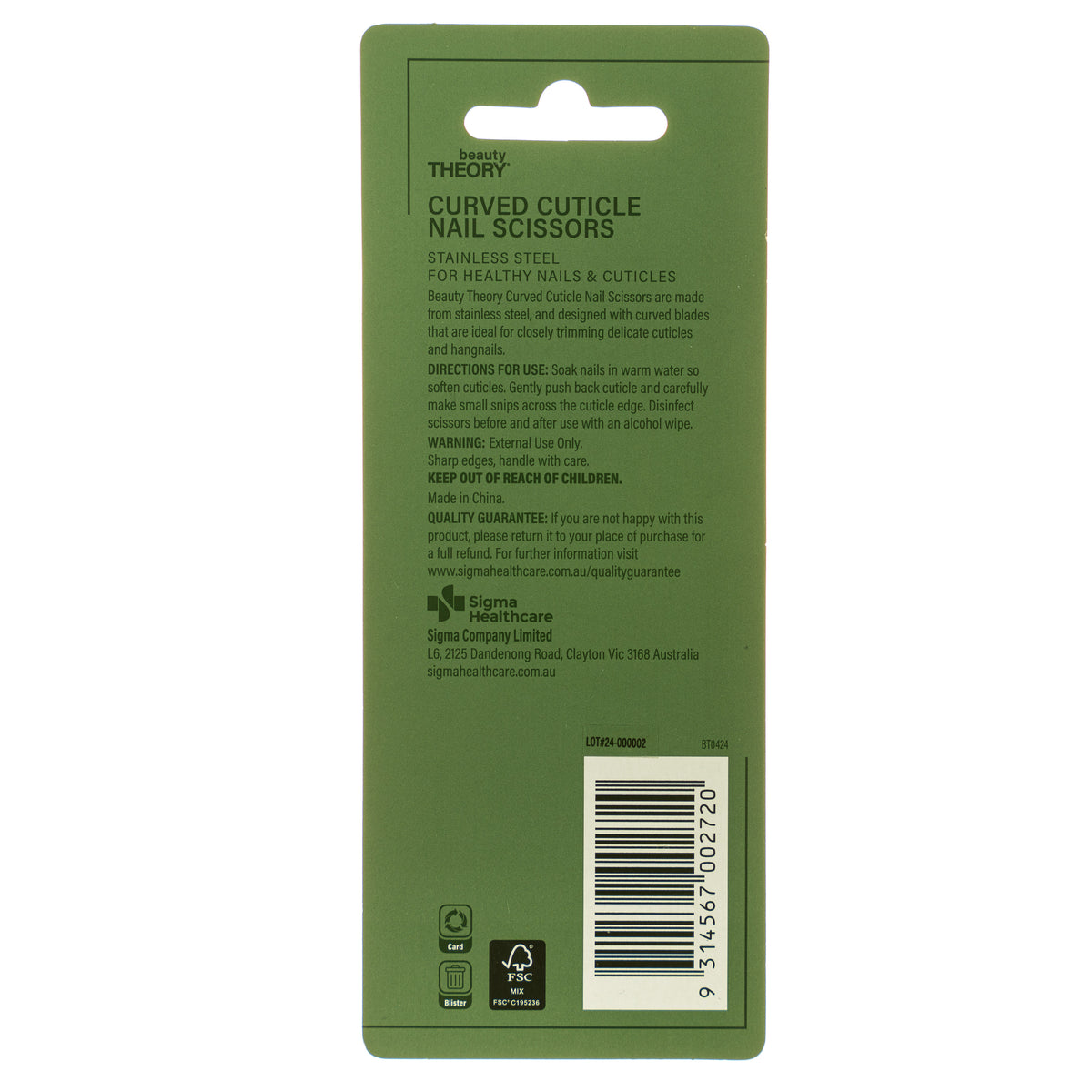 Beauty Theory Curved Cuticle Scissors