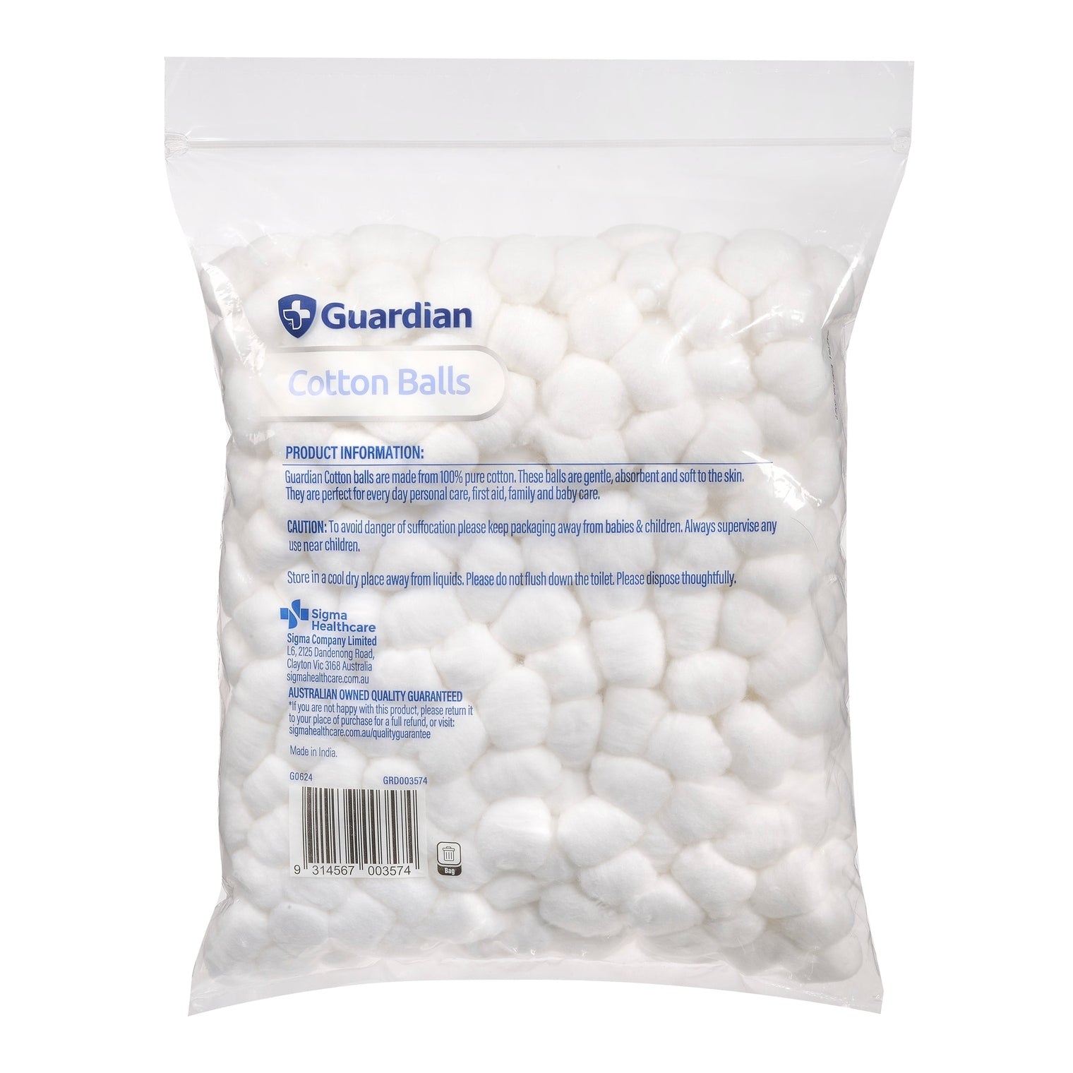 Guardian Cotton Balls 400pk