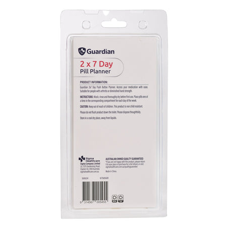 Guardian 2x7 Day Planner